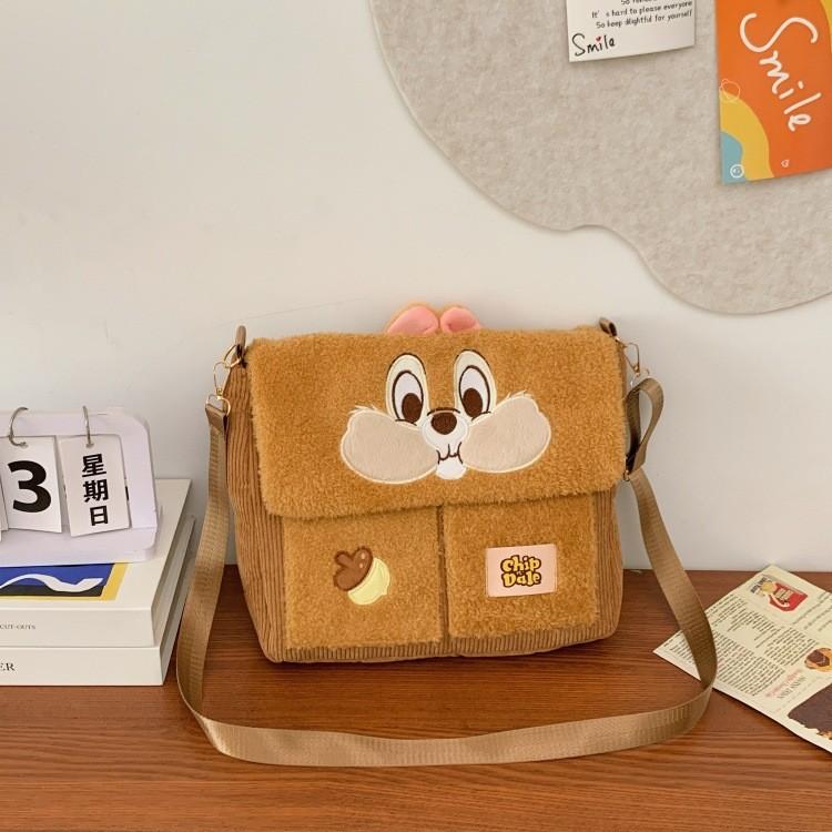 Hopps Judy Lotso Nick Wilde Plush Cartoon Shoulder Bag With Inner Storage