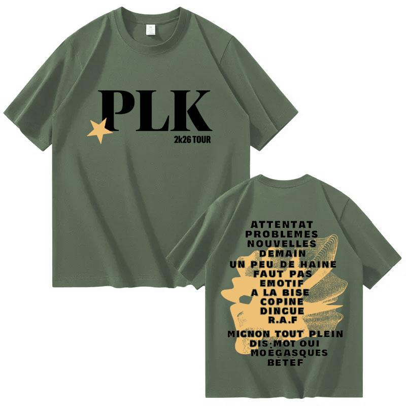 

Rapper PLK 2026 Trendy Graphics Tshirt Mens Womens Clothing Fashion Oversized Tshirts Casual Short Sleeves T Shirts Streetwear 3XL