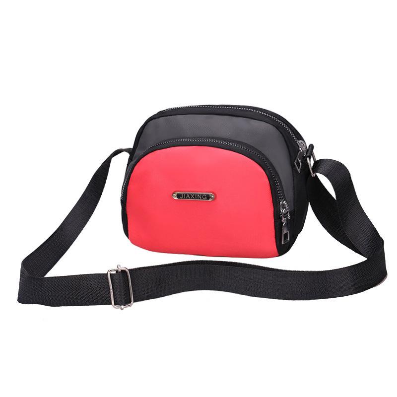 Women Small Casual Nylon Handbag Female Fabric Daily Light Soft Zipper Shoulder Crossbody Bag Women Leisure Shell Messenger Bag CLE