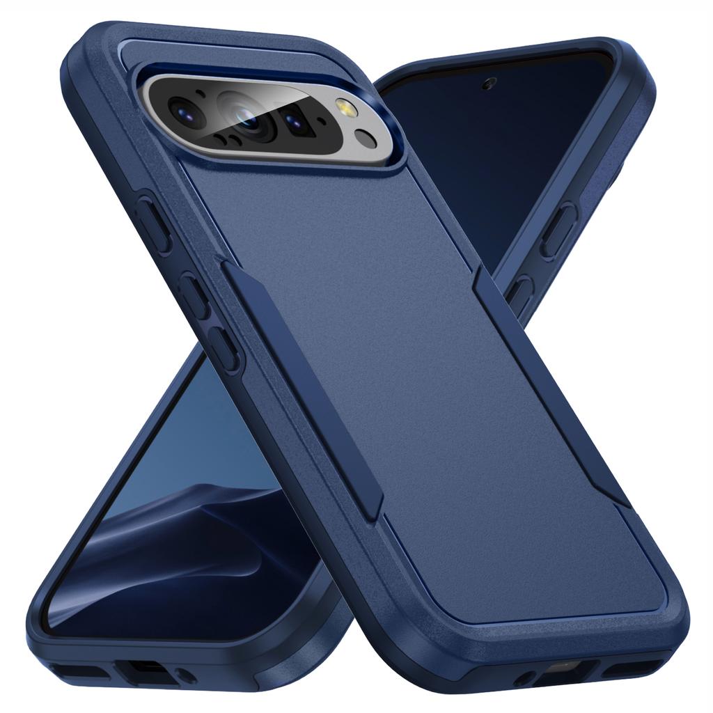 Für Google Pixel 9/Pixel 9 Pro Hülle PC+TPU Militärstandard Sturzschützende Handyhülle
