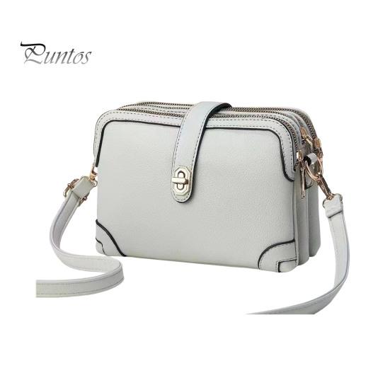 

Женская сумка через плечо со съемным регулируемым плечевым ремнем, множество карманов, сумка через плечо или кошелек для телефона, косметичка из искусственной кожи для путешествий серый