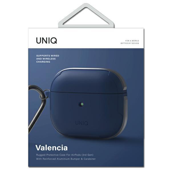Etui do AirPods 3 UNIQ Antimicrobial Niebieskie