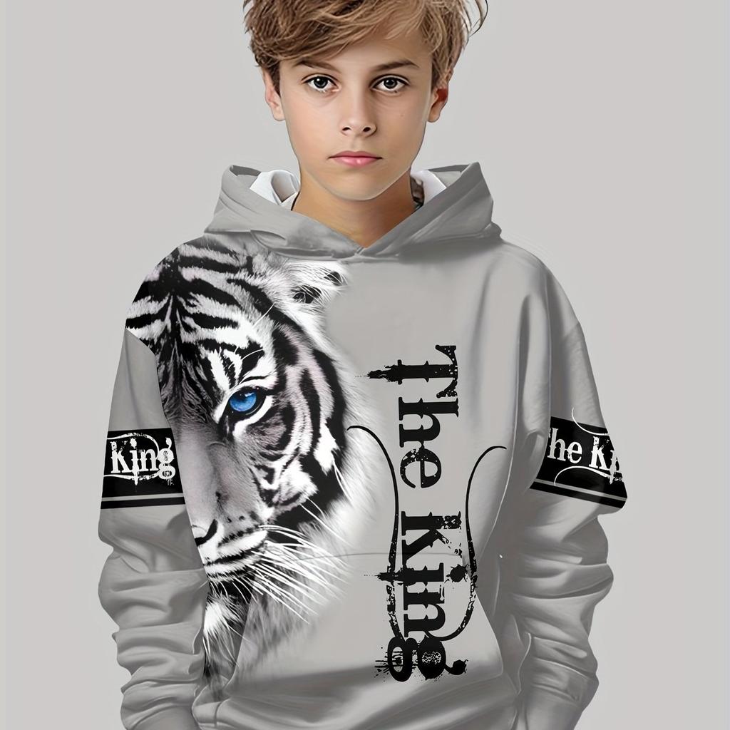 Children's Clothing Hoodies Long Sleeve Kids Clothes Girl Fashion Animals Print Casual Kids Autumn Clothes Outdoor Clothes Tops