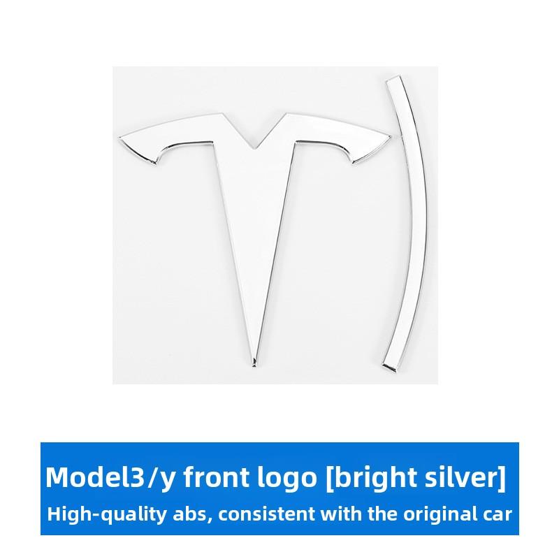 DQMN8 Tesla car emblem ABS front badge trunk emblem modification dual motor badge letters Tesla Model Y 3 X S dual motor sticker