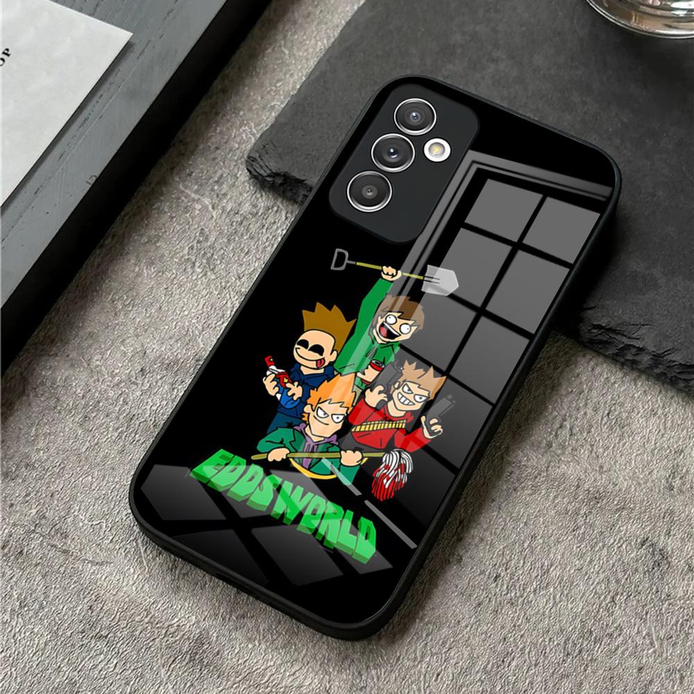 

Game Eddsworld Phone Case For S25 Ultra Samsung S26 S23 S24 Plus S22 S20 S21 Fe A54 A34 A53 A16 Glass Cover Samsung s23ultra