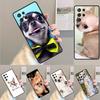 Tier Chihuahua mit Blume Handyhülle für Samsung Galaxy note 10 pro S26 Ultra S23 S24 FE S25 S21 S22 PLUS stoßfeste Hülle