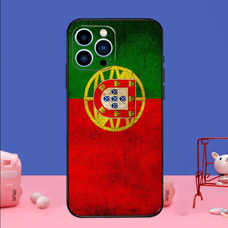 

Portugal Flag Phone Case For iPhone 17 16 15 14 13 11 12 Pro Max Plus 13 12 mini 16e 17 Air Bumper Cover iPhone 13