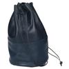 Arts&Crafts Leather Drawstring Pouch M/ Handbag NavyUsed