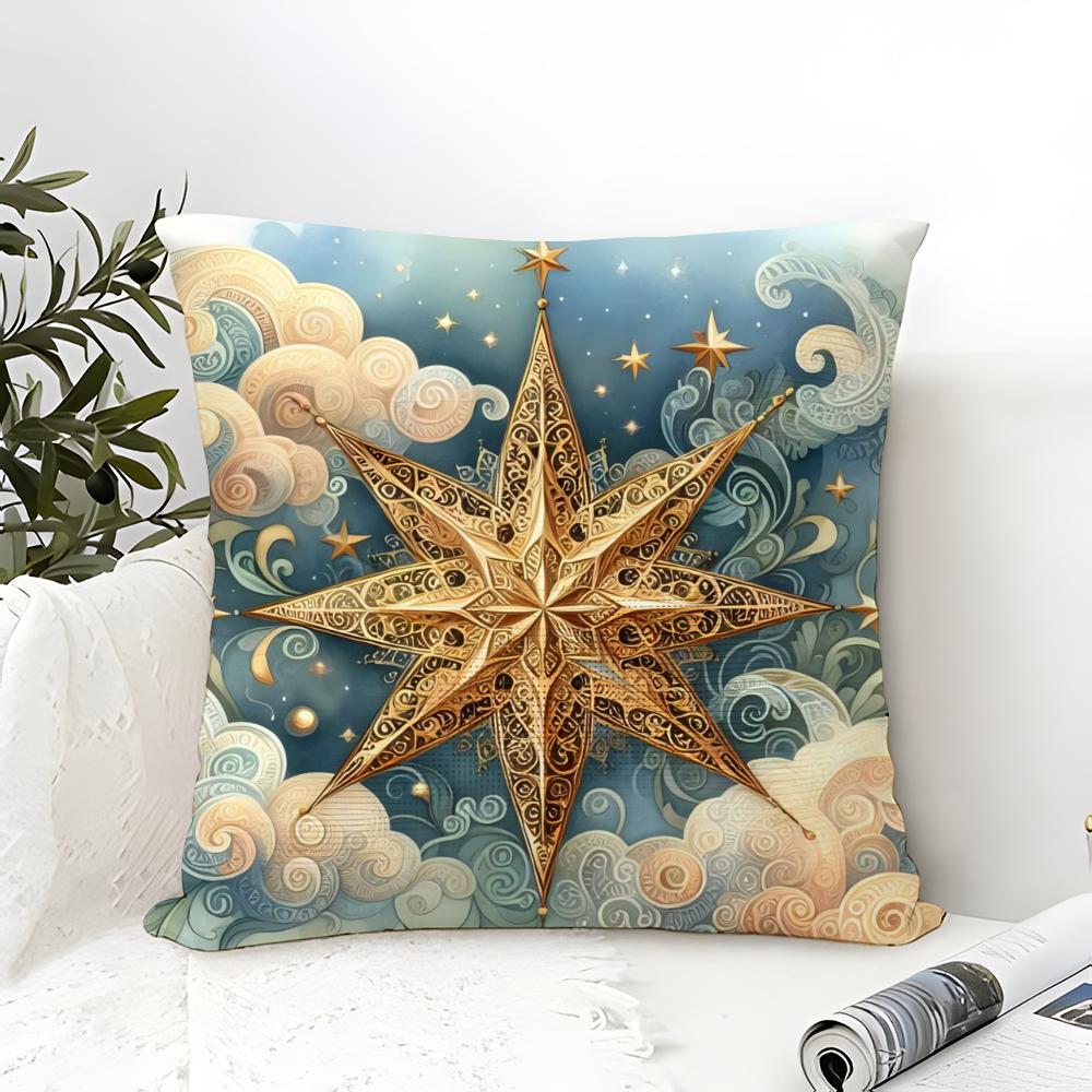 Classical Mural Patterns And Religious Prints Pillow Case Linen Pillow Case Sofa Home Decor Cushion Cover Cushion Cove