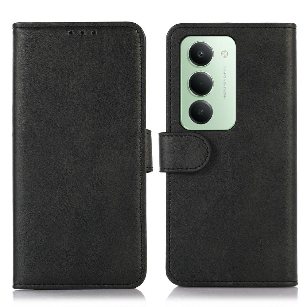 For Xiaomi Redmi 15 5G (Global) (169mm) Case Cowhide Texture Leather Wallet Phone Cover with Stand