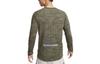 Nike T Shirts Men's Medium Olive Crew Neck Moderate Straight Fit FB8539-222