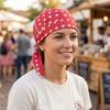 Paisley Print Hijab Caps Quick Dry Pirate Hat Fashion Accessory Bandana Hat  Sports