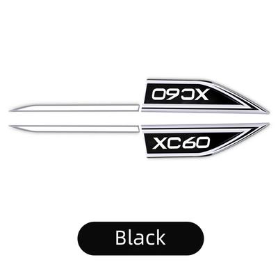 2pcs/Set For Volvo XC60 Car Fender Metal Sticker Exterior Decorative Decals Modification Car Emblem Accessories