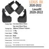 Lexus RX 2020-2022 Mud Flaps for Export Markets