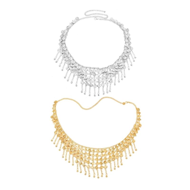 Adjustable Length Tassels Waist Chain Blings Body Chain Decorative Body Chain for Traditional Chinese Attires