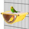Plush Hamster House Cockatiel Cage Perch Sleeping Bed Parrot Tent Bird Snuggle Hut Hanging Hammock