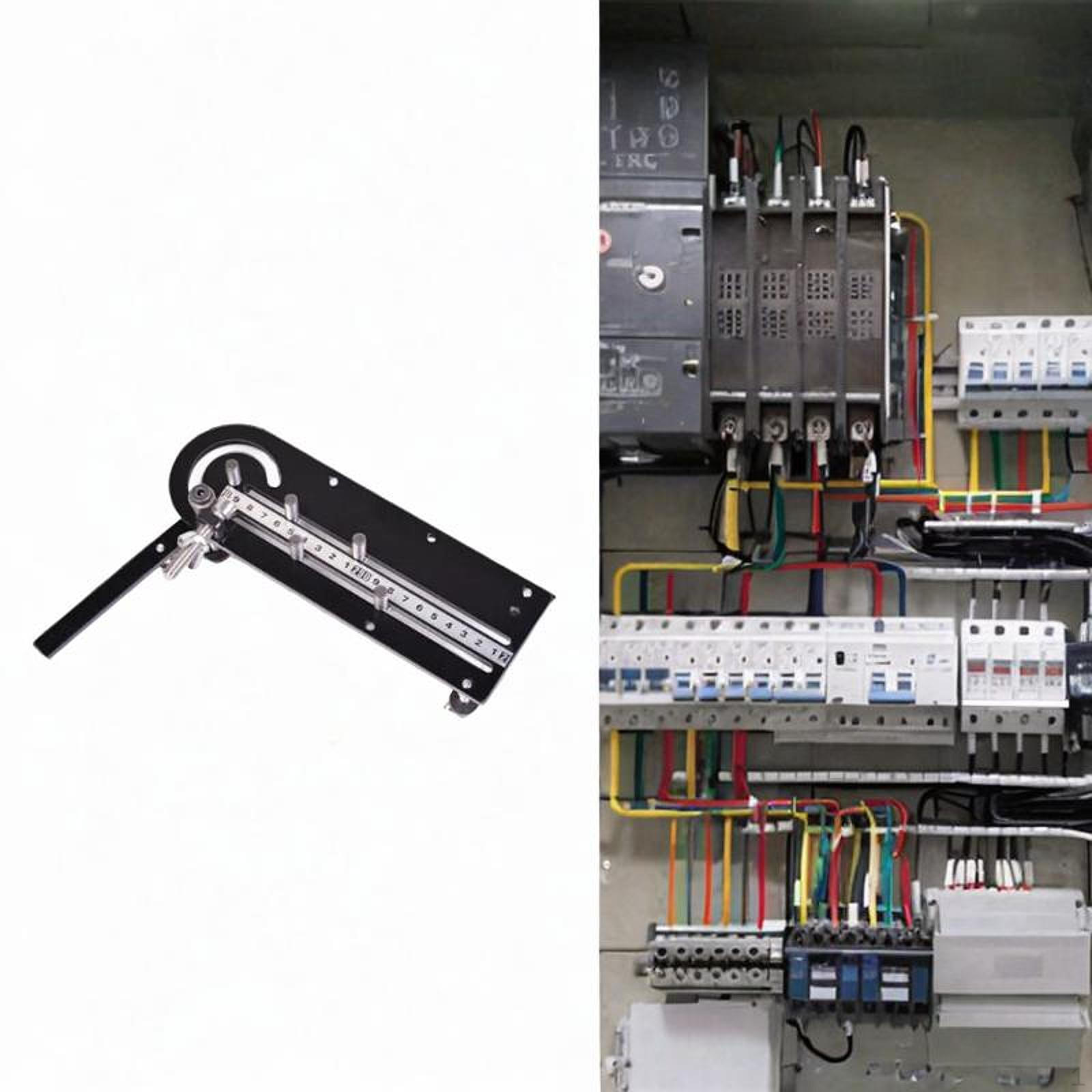 

Ручний верстат для згинання дроту, пристрій для фальцювання, DIY, економія праці, кутозгинач, малий кабель 24x6cm