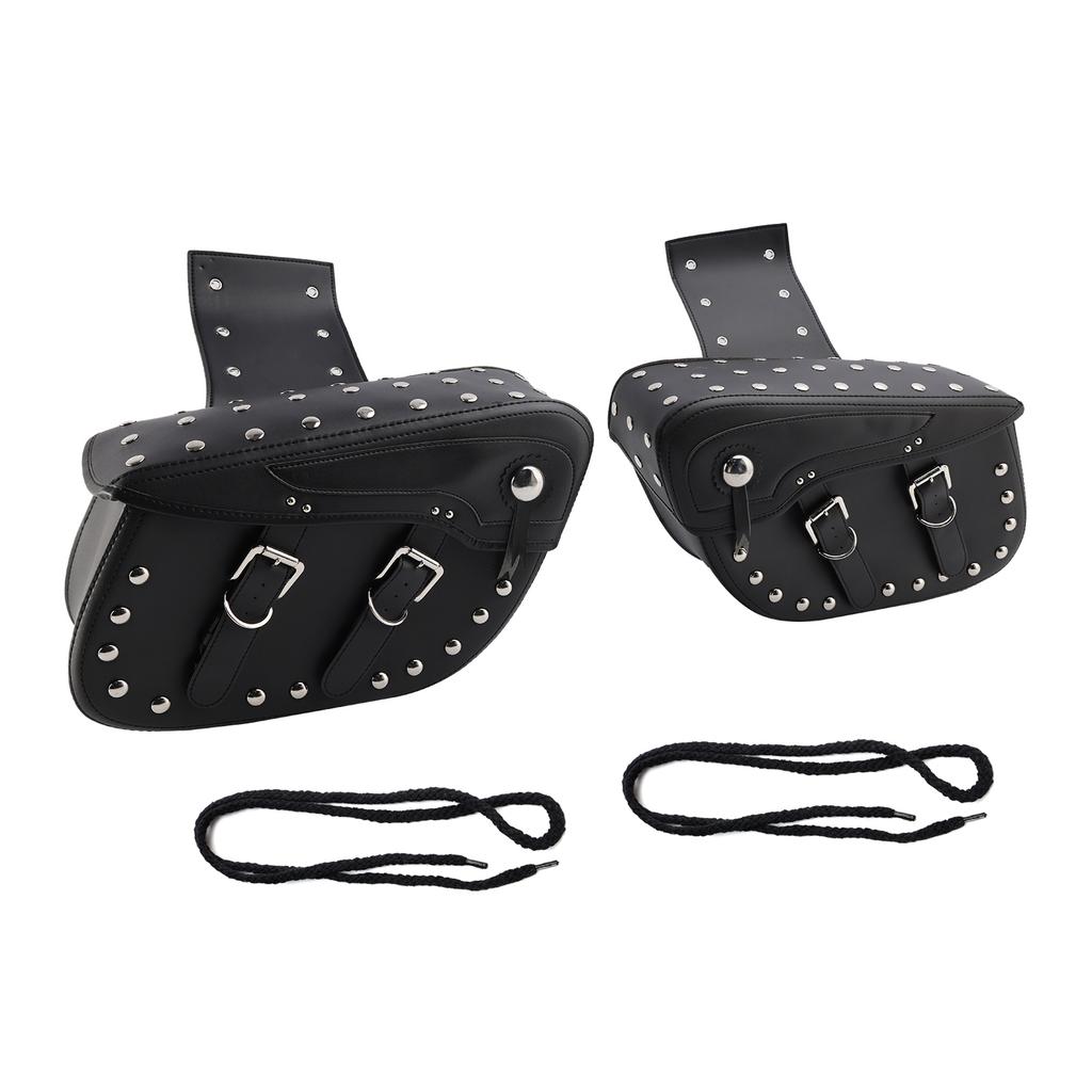 Tail Bag Side Saddlebag Tail Bag Luggage Pouch Storage Black 80L For Motorbike