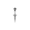 Retro Personalized Iris Cross Sword Stud Earrings Trendy Men Hip Hop Diamond Earrings Women Dark Wind Jewelry