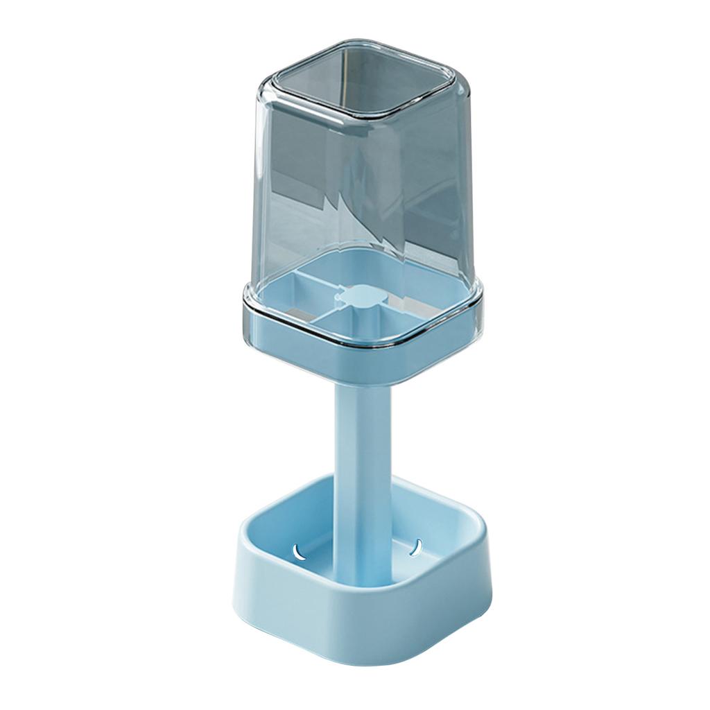 Yousheng Zahnbürstenständer mit Becher, staubdicht, höhenverstellbar, 3 Steckplätze, Halter für elektrische Zahnbürsten, Zahnpasta, Multifunktions-Organizer