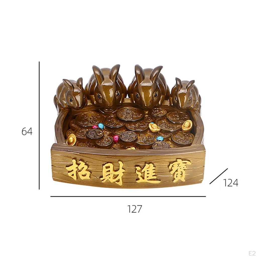 Statue Harz Ornament Tee Haustier Büro Schreibtisch Bücherregal Handwerk Feng Shui Tier Figur Skulptur für