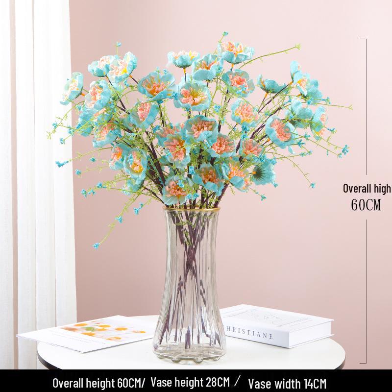 Elegant Azalea Artificial Flower Arrangement for Living Room Dining Table Decor