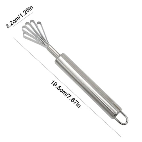 Gerinkoken Coconut Shredder, Coconut Shaver, Coconut Grater, Stainless Steel Coconut Grater, Multipurpose Coconut Shredder, Multifunctional Fruit Peel