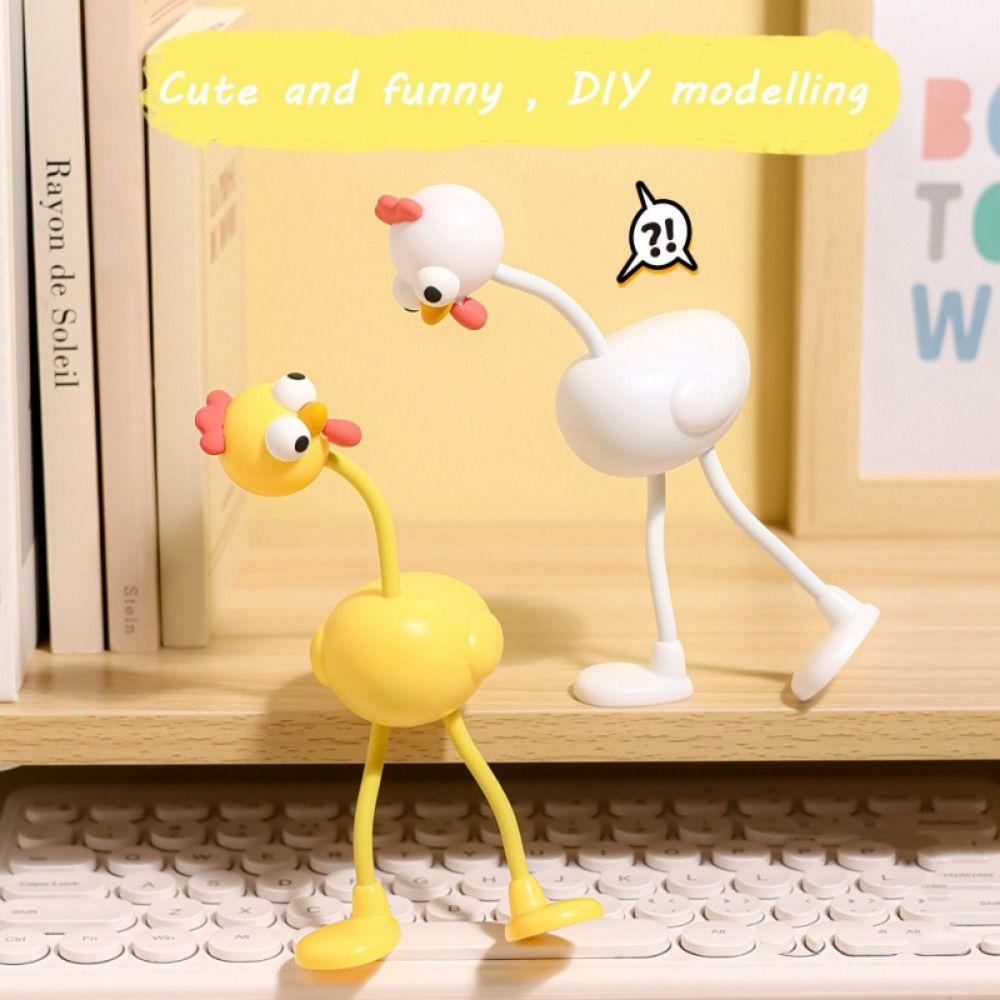 Eye Protection Funny Chicken Night Light 3 Lighting Modes Creative Desk Lamp Children Toy