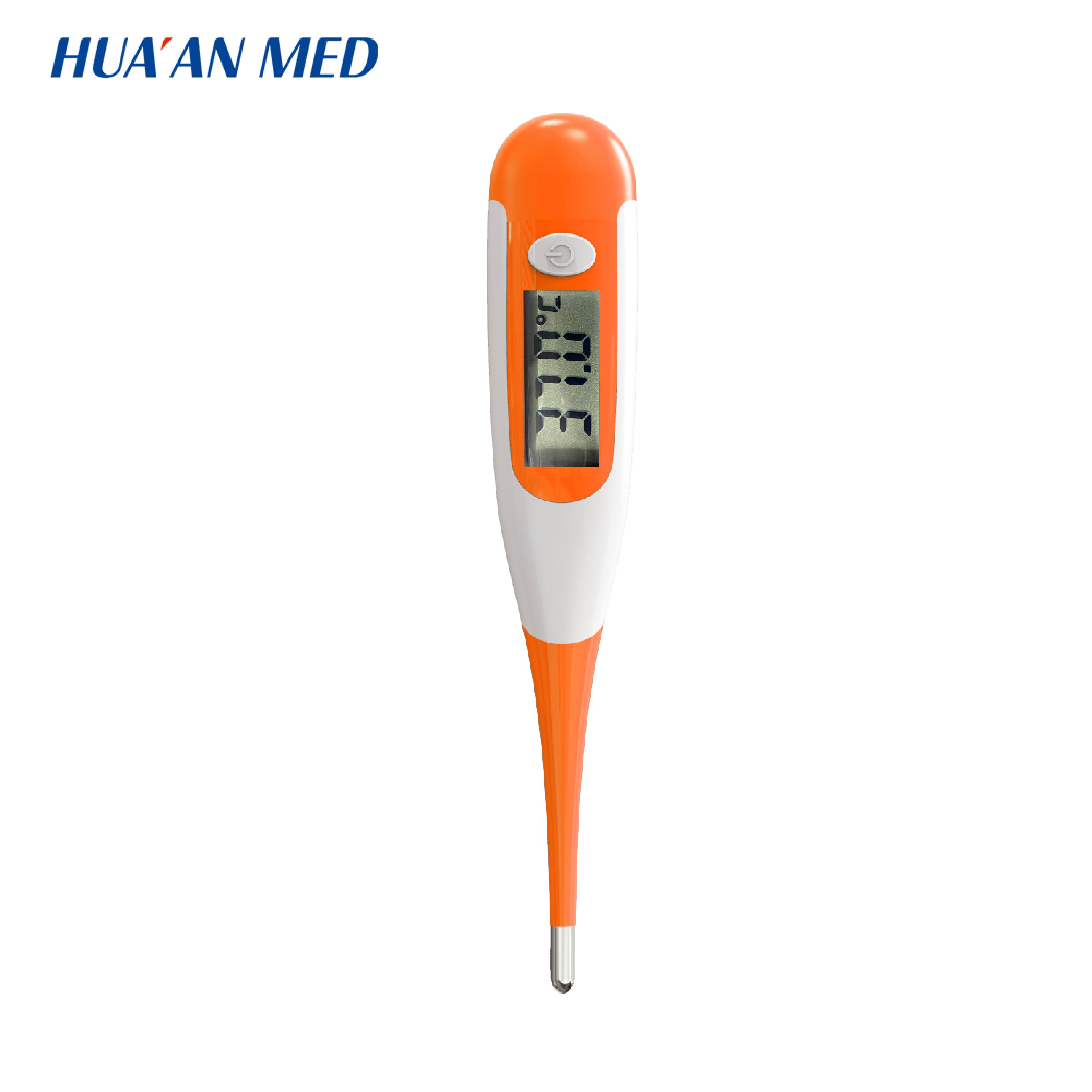 HUAAN 8 Seconds Medical Kids Waterproof Flexible Smart Baby Digital Thermometer ABS