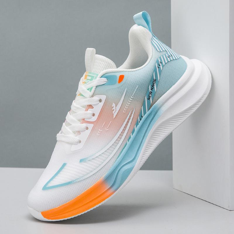 Shoes Men's mesh breathable trendy versatile sports shoes Young and young lightweight and comfortable running shoes Boys' fashion trendy shoes