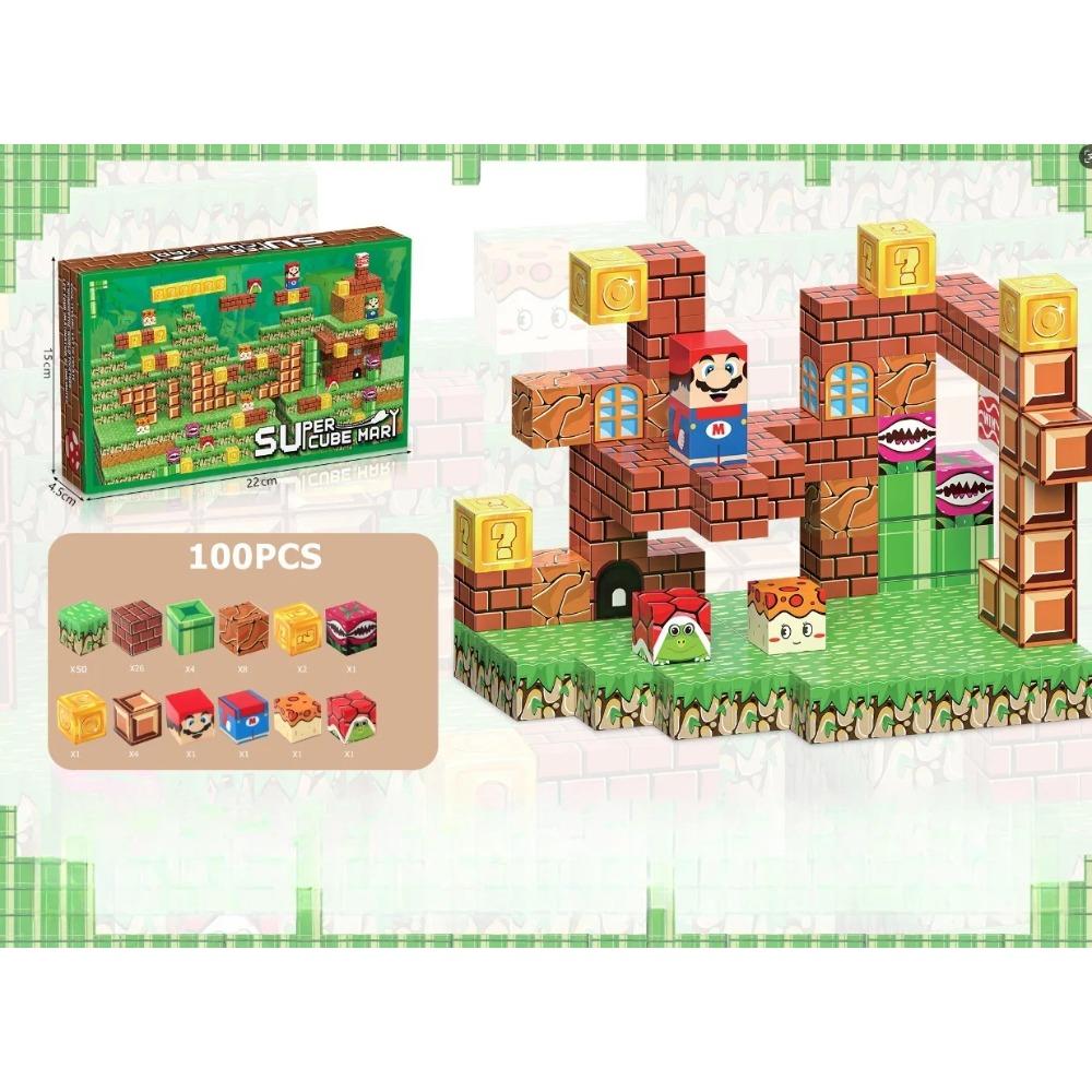 Magnetic Building Blocks Toy Build Adventure Game Castle World Magnet Construction Set STEM Montessori Sensory Toys Gift