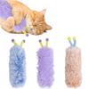 Interactive Cat Kicker Toy with Colorful Antennae - Soft & Durable Plush Pillow for Indoor Cats, Self-Play Companion Toy for Boredom Relief