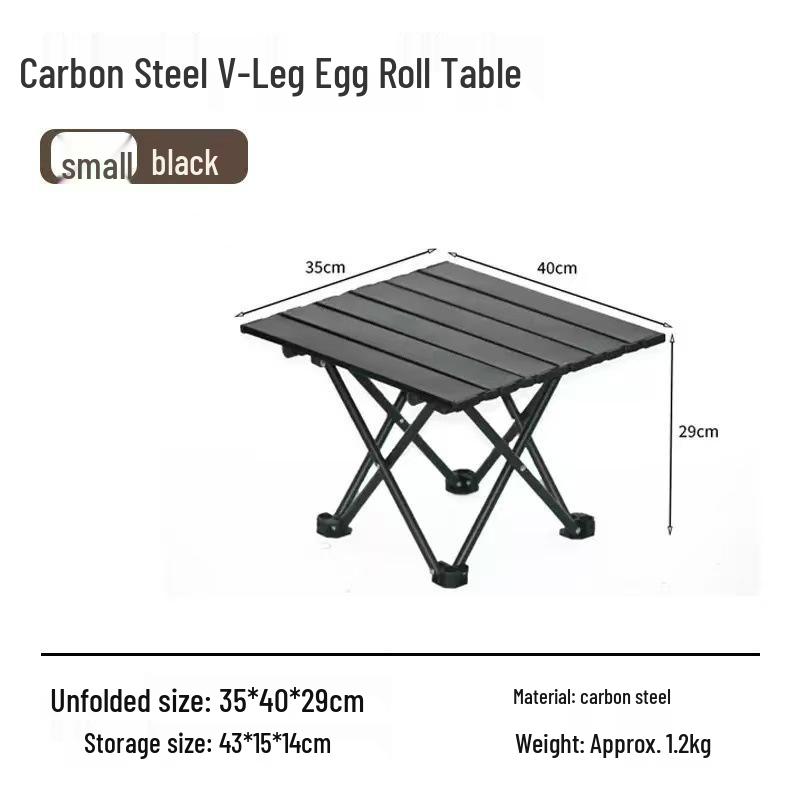 Wenyuan Portable Folding Egg Roll Picnic/Camping Table for Outdoor and Self-driving Tours