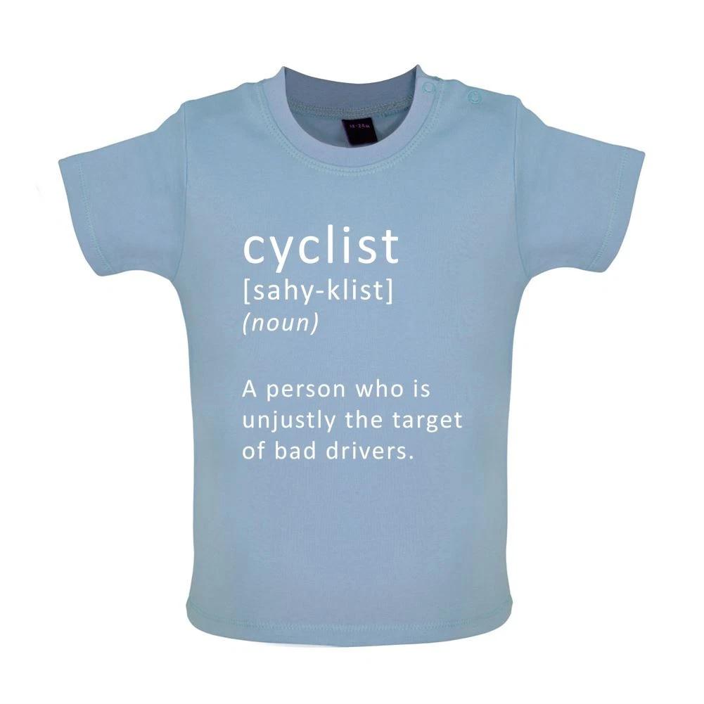 Funny Definition Cyclist - Baby Kids Boys Girls Unisex T-Shirt / Babygrow - Cycling Funny Bike Bikes 120