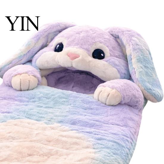Weicher Schlafsack Plüschhase Umschlag für Kinder, Winter Hase Schlafsack, Flauschiger Sack Kleinkinder Jungen Mädchen