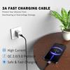 Lot de 4 câbles USB C à charge rapide [1 m + 2 m + 2 m + 3 m], câble de charge USB de type C pour Samsung Galaxy S22 S21 +[S440]