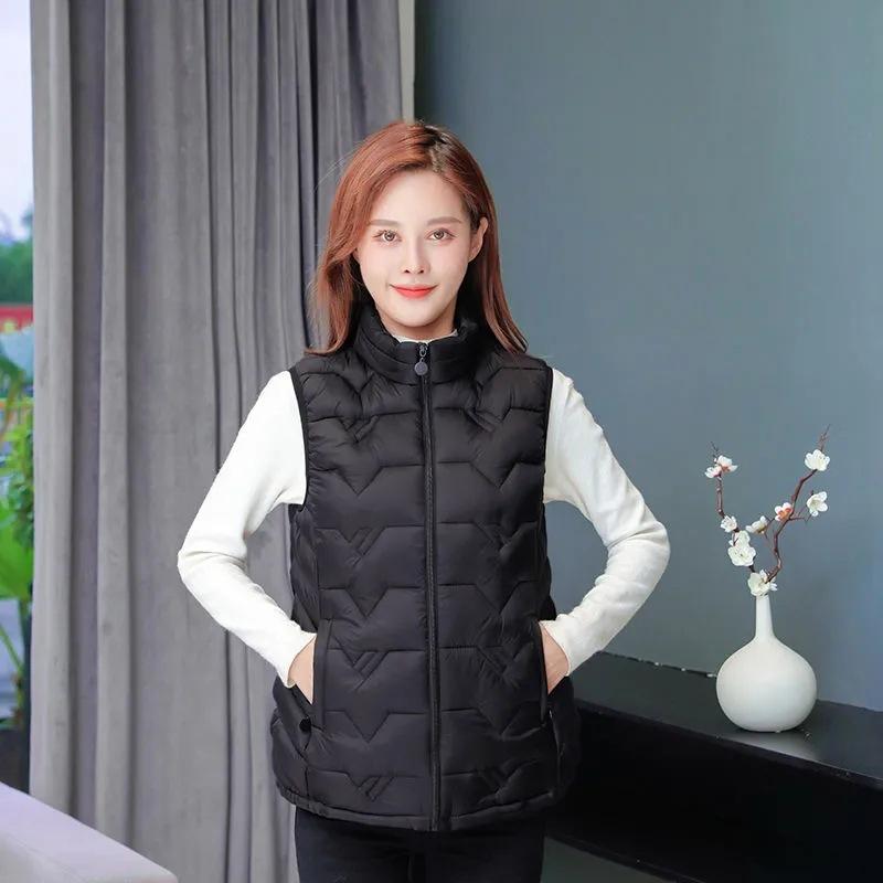 Women's Vests Warm Vest Winter Warm Vest Sleeveless Large Size Vests