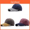 Waterwash Vintage Cotton Baseball Cap With Curved Brim For Outdoor Travel And Casual Wear