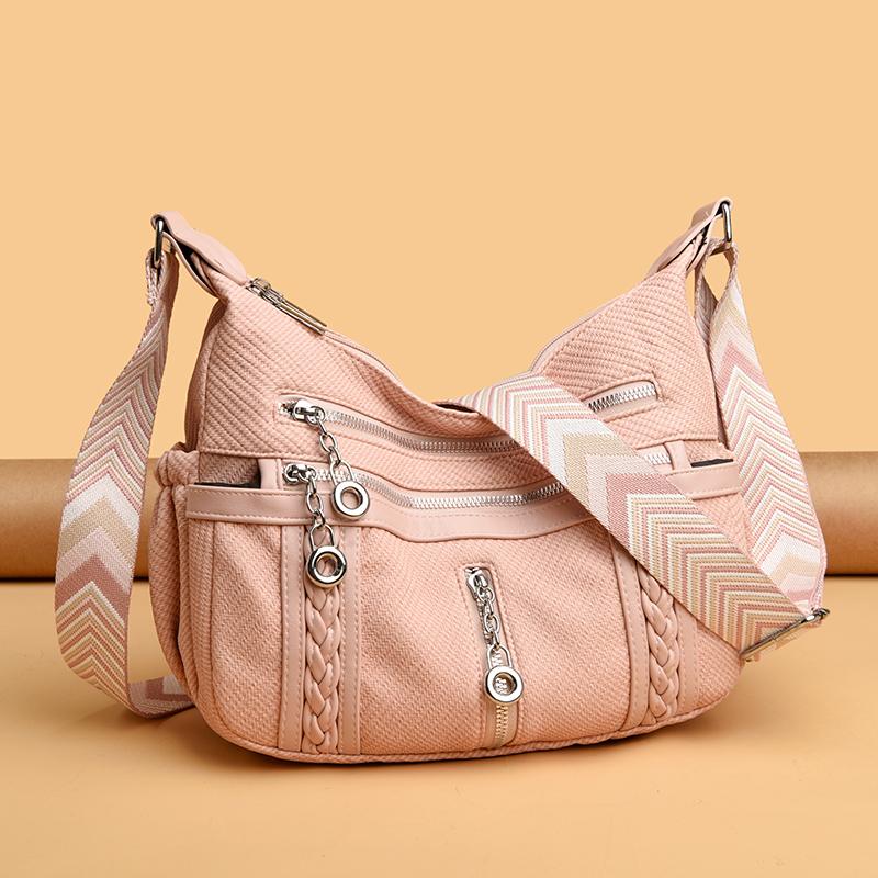 Women's Shoulder Bag Crossbody Bag Large Capacity Multi-Layer Middle-Aged and Elderly Mother Bag