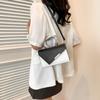 Handbag New Aesthetic Personality Summer Fashion Niche Design Contrasting Color Casual Women's Shoulder Small Square Bag