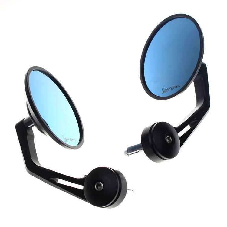 

Прочные круглые черные светоотражающие зеркала для Piaggio Vespa Gts300, необходимые для безопасности