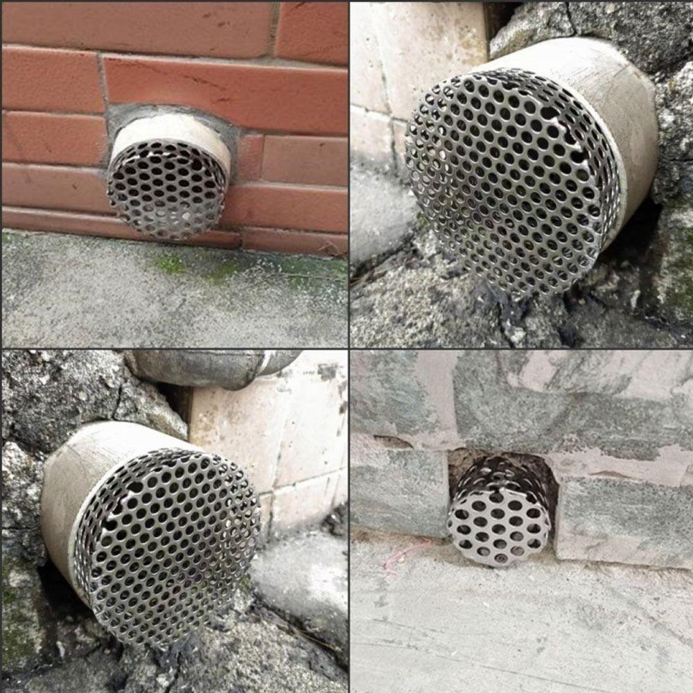 New Stainless Steel Anti Blocking Floor Drain Drainage Side Circular Gutter Guard Filter Screen Outdoor Tool