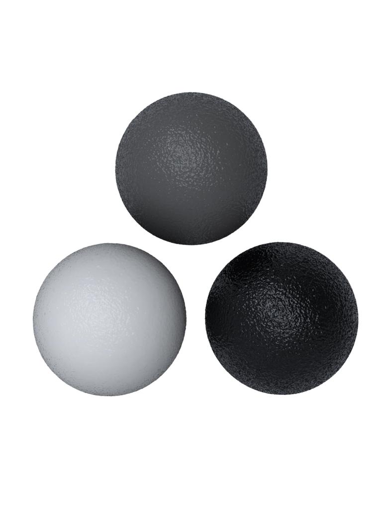 TRNR Trainer Gel Balls, 3-Piece Set for Grip Strength Training, Gel Hand Grip Equipment, Training Balls, Strength Training, Rehabilitation