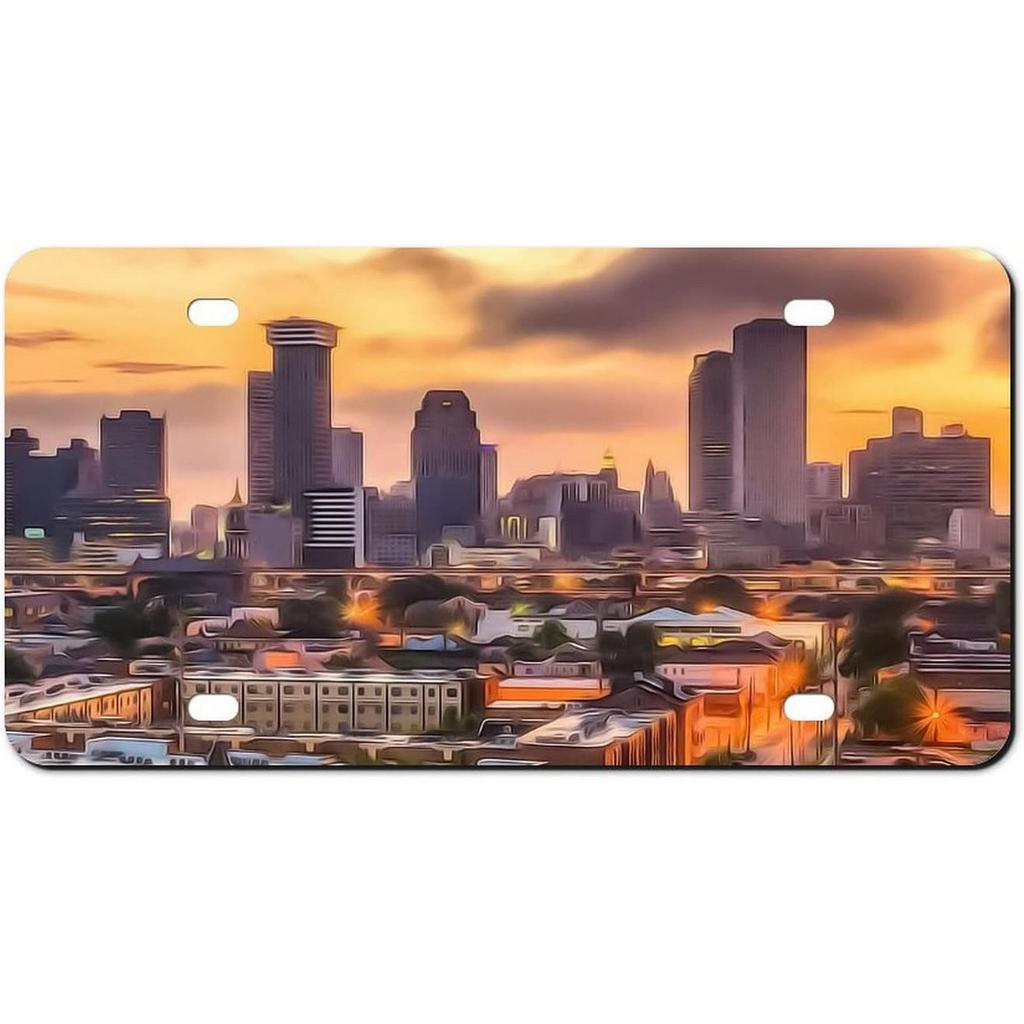 Vintage Plaque City View License Plates Paris London New York Metal Tin Signs For Garage Bar Pub Clubs Home Wall Decor 6X12 Inch