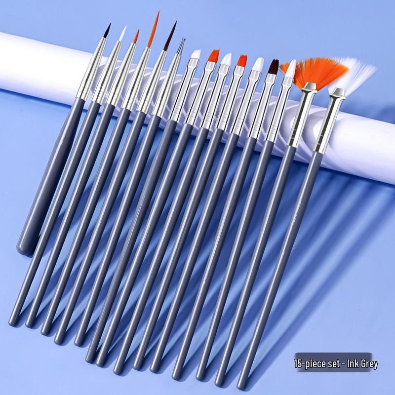 20-Piece Nail Art Brush & Rhinestone Dotting Pen Set