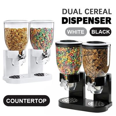 2/4L Large Cereal Dispenser Dry Food Oatmeal Grains Containers Nuts Storage Tank Container Nuts Candy Cans Kitchen Storage