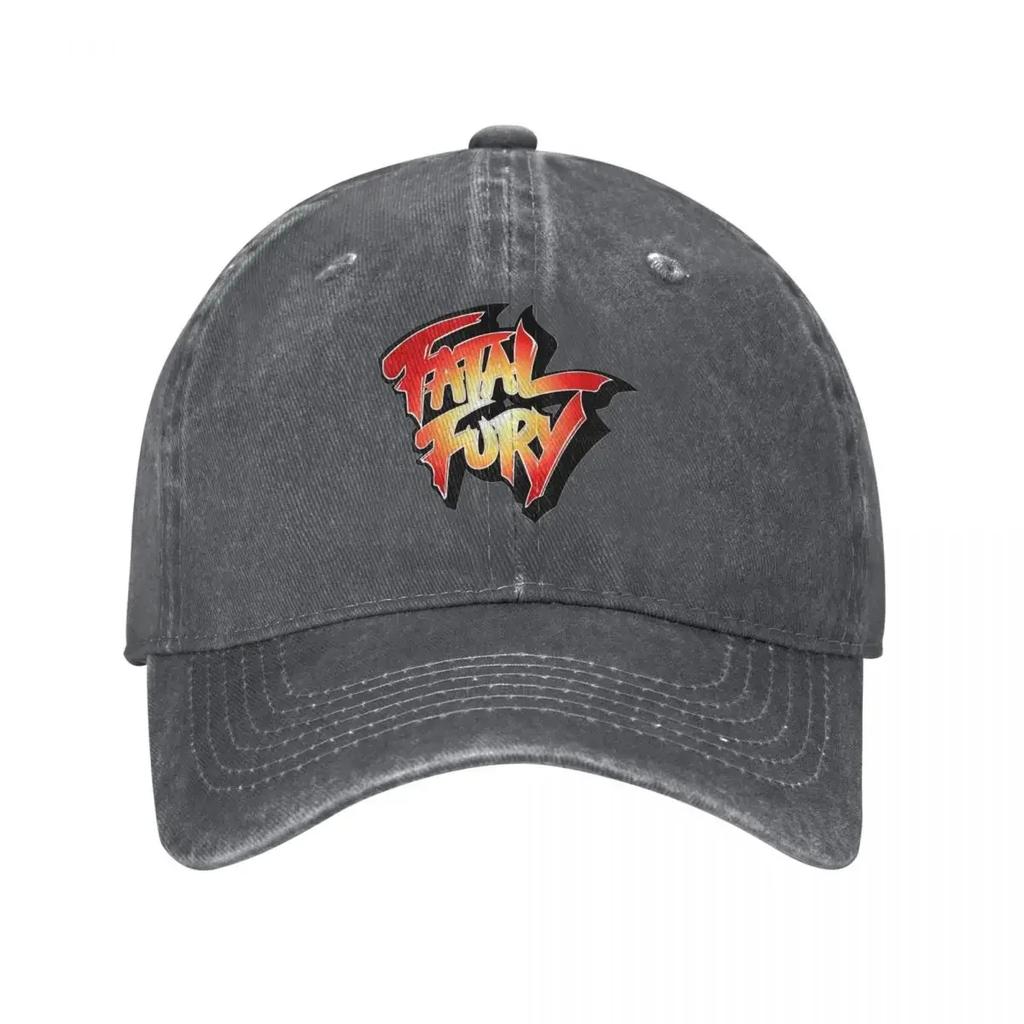 Fatal Fury Logo Baseball Caps Merch for Unisex Women Fashion Headwear Trucker Hat Adjustable