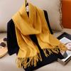 Winter Solid Scarf Women Cashmere Soft Warm Scarves Hijab Female Long Headband Shawl Wrap Bandana Foulard Echarpe Poncho Stoles