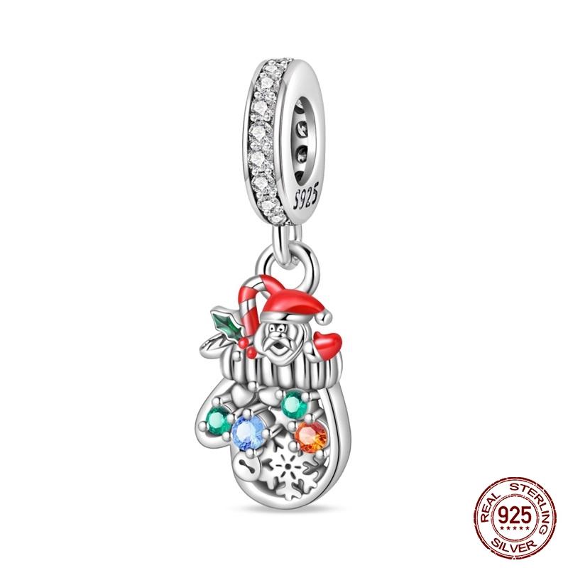 New Copper Fashion Christmas Snowman Elk Ice Boots Charm Bead Suitable For Brand Original Bracelet Diy Jewelry Gift
