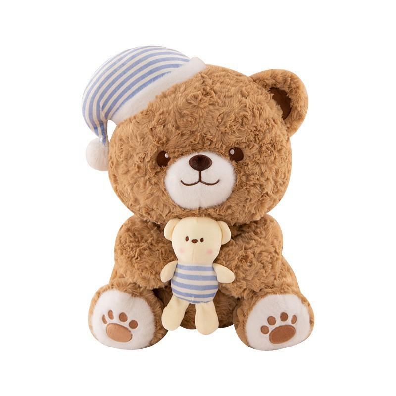 

Teddy Bear Plush Toy Gift For Kids And Adults With Pp Cotton Filling For Christmas Decor 25cm
